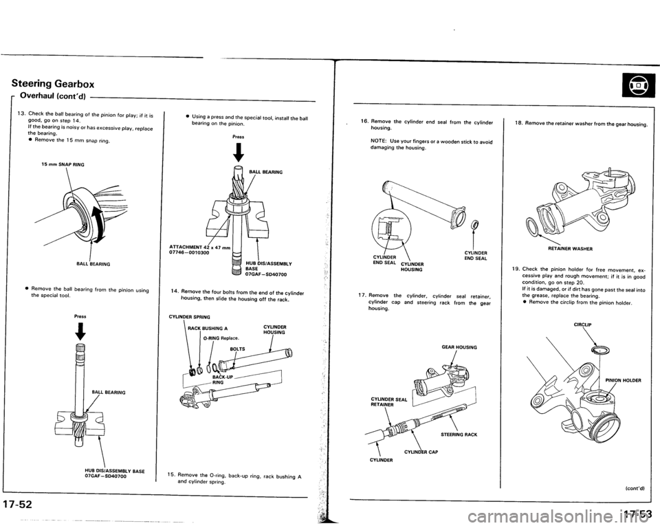 ACURA VIGOR 1993  Service Repair Manual 
