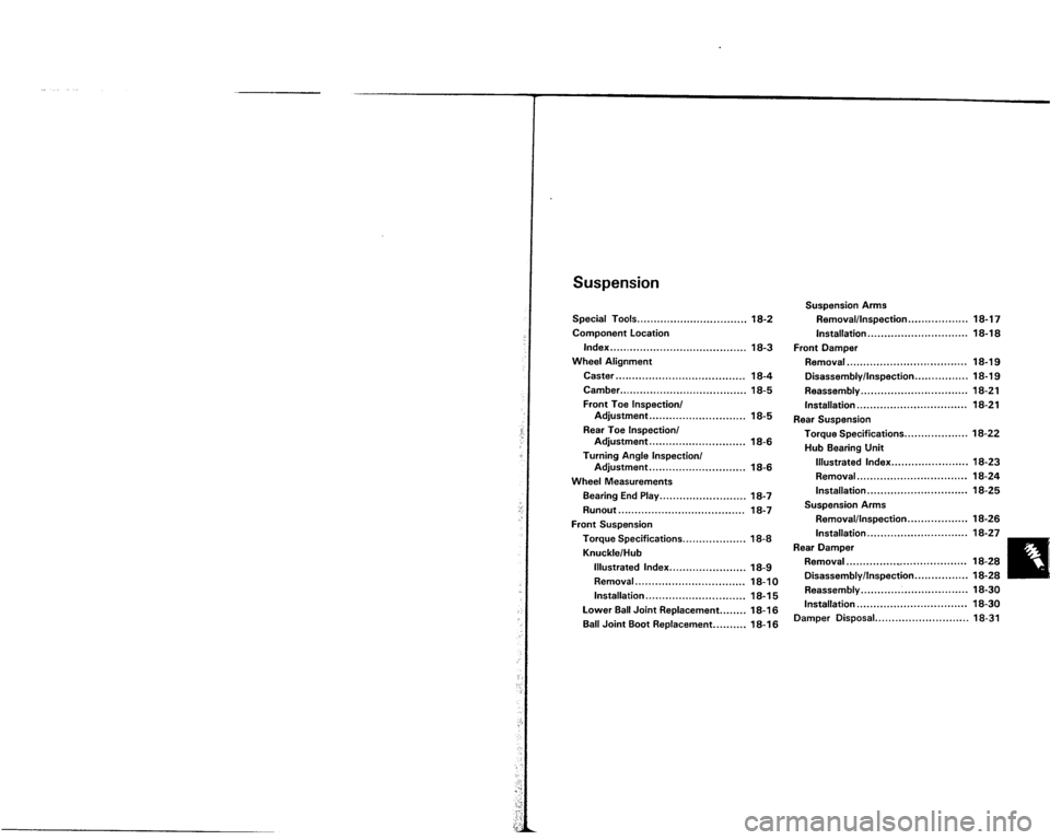 ACURA VIGOR 1993  Service Repair Manual 
