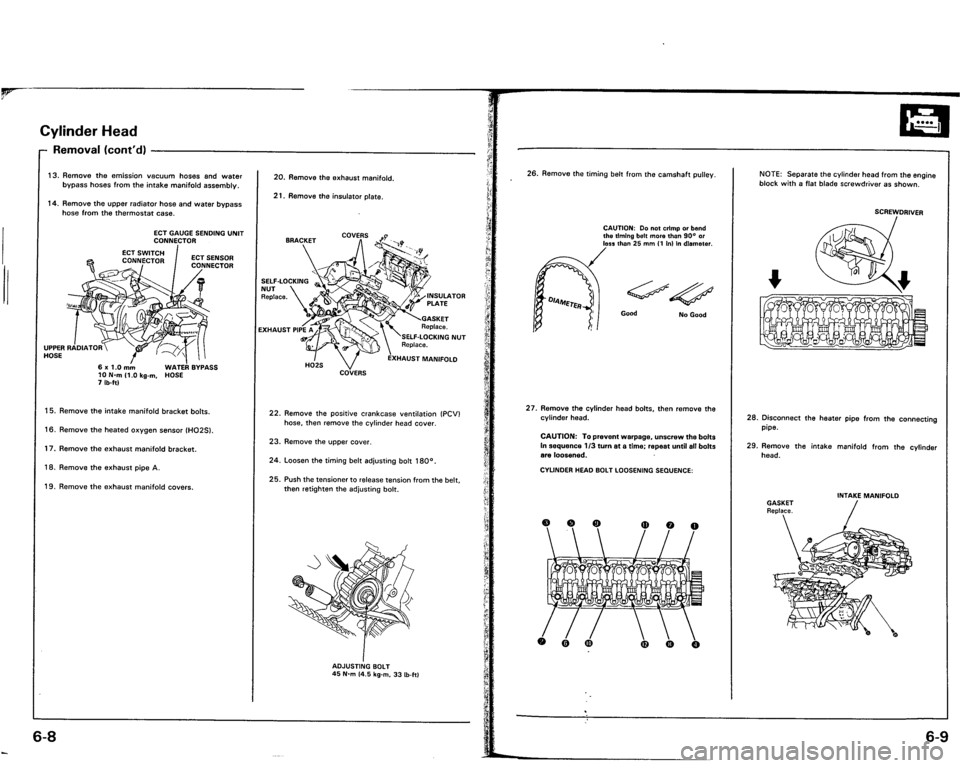 ACURA VIGOR 1993  Service Repair Manual 