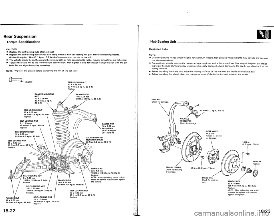 ACURA VIGOR 1993  Service Repair Manual 