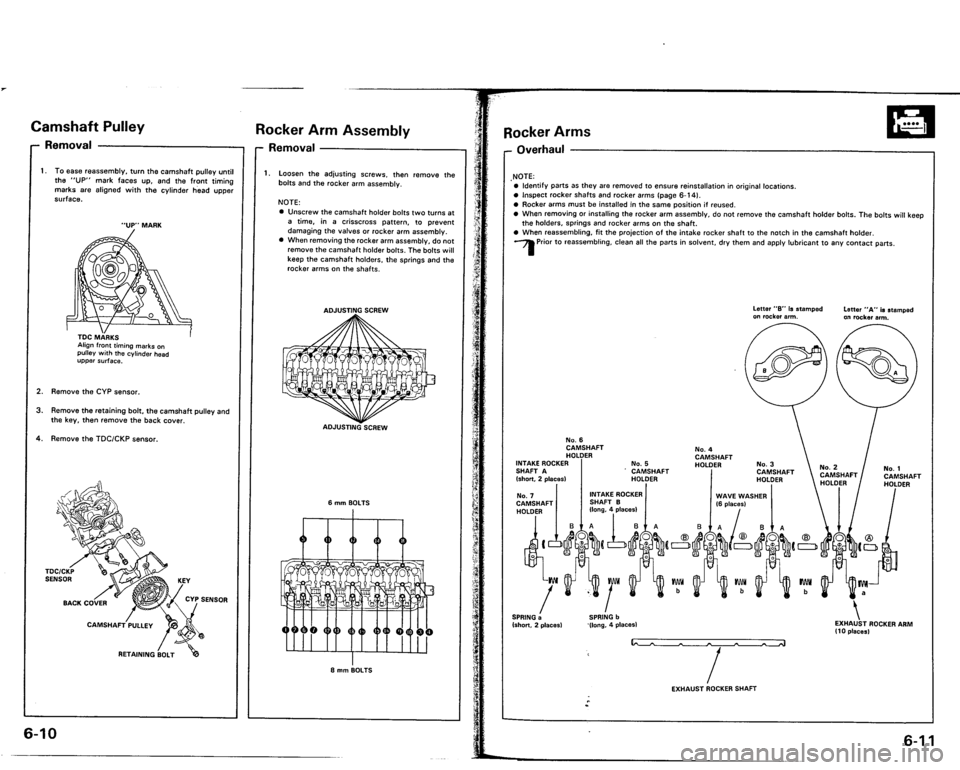 ACURA VIGOR 1993  Service Repair Manual 