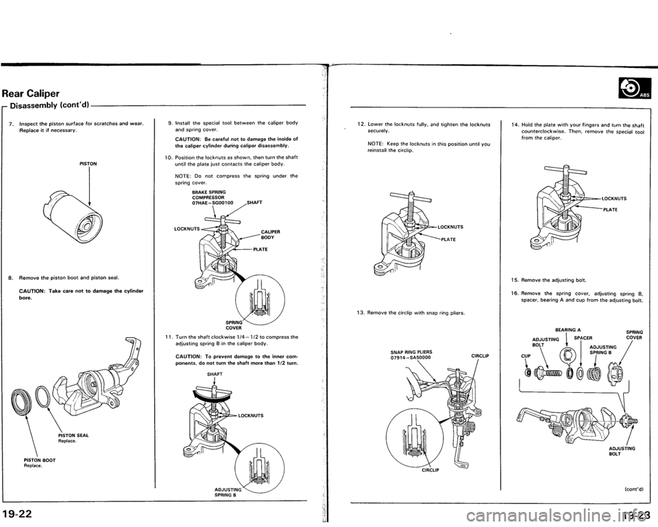 ACURA VIGOR 1993  Service Repair Manual 