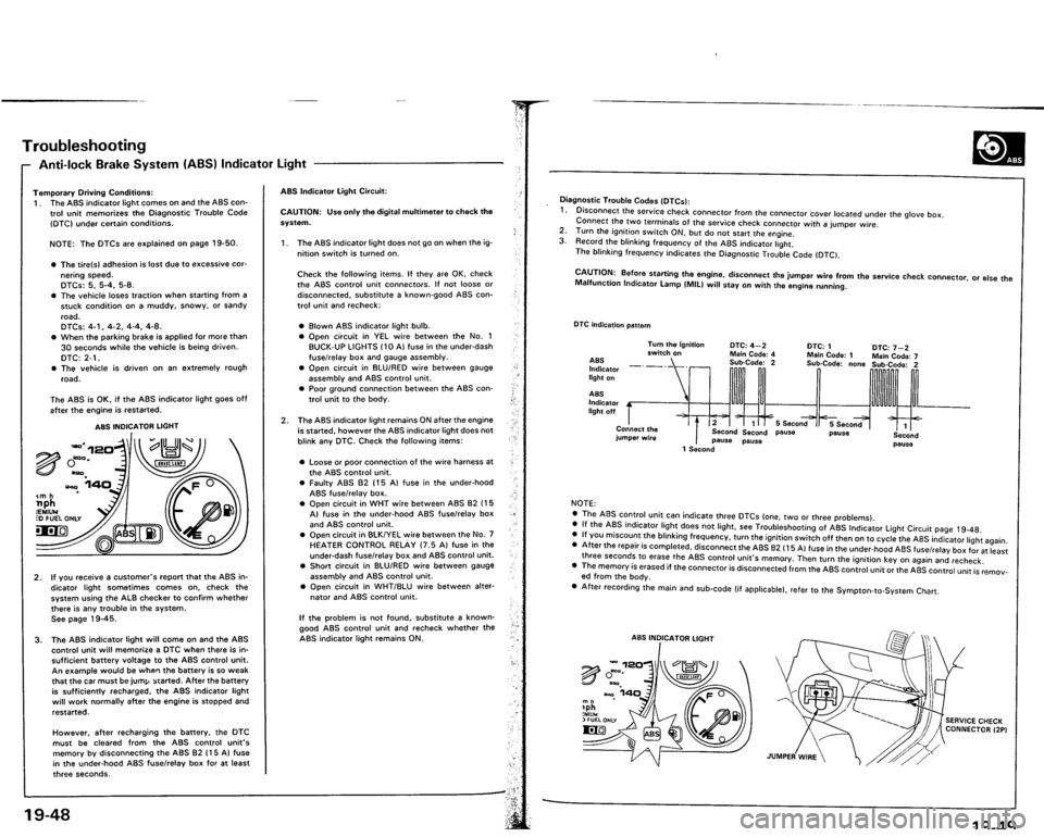 ACURA VIGOR 1993  Service Repair Manual 