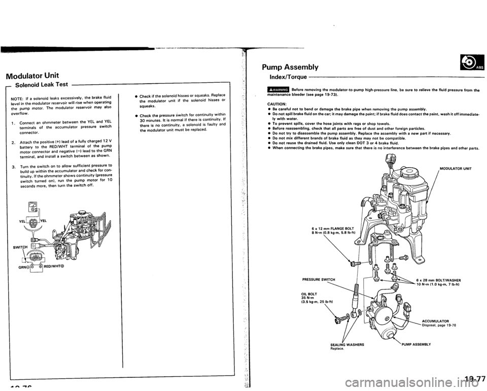 ACURA VIGOR 1993  Service Repair Manual 