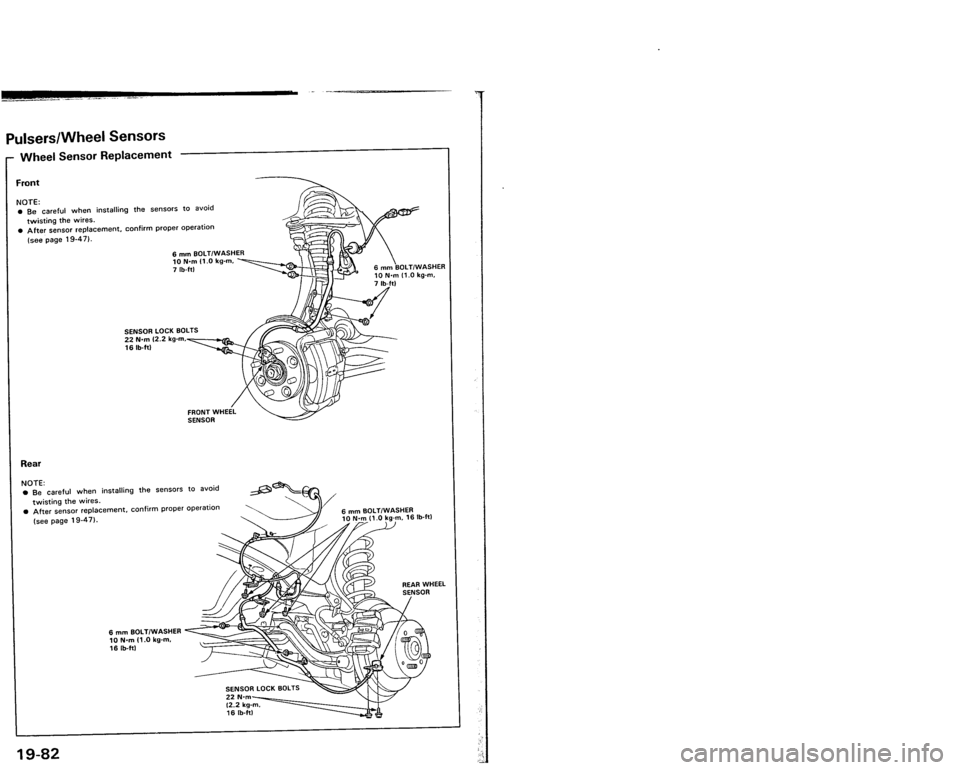 ACURA VIGOR 1993  Service Repair Manual 