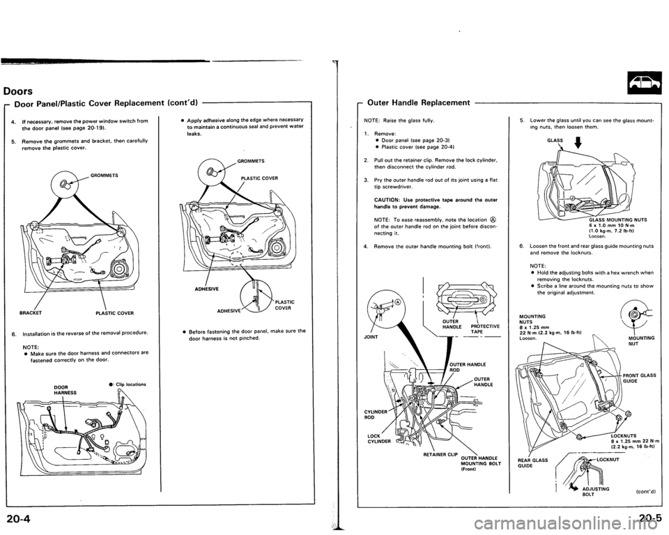 ACURA VIGOR 1993  Service Repair Manual 