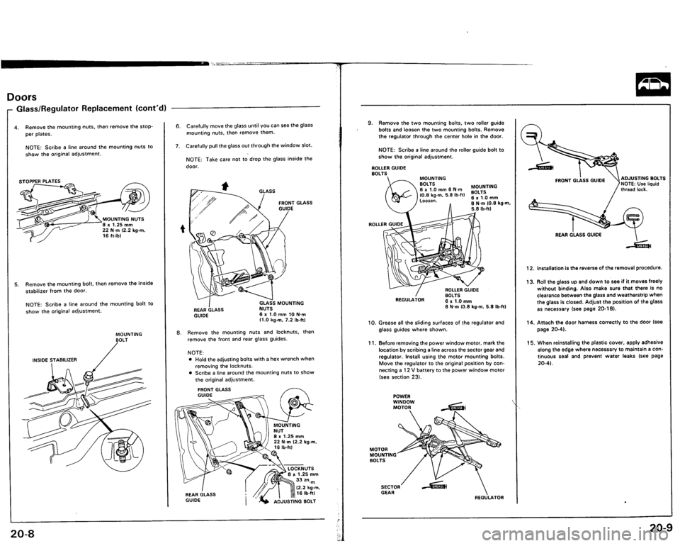 ACURA VIGOR 1993  Service Repair Manual 