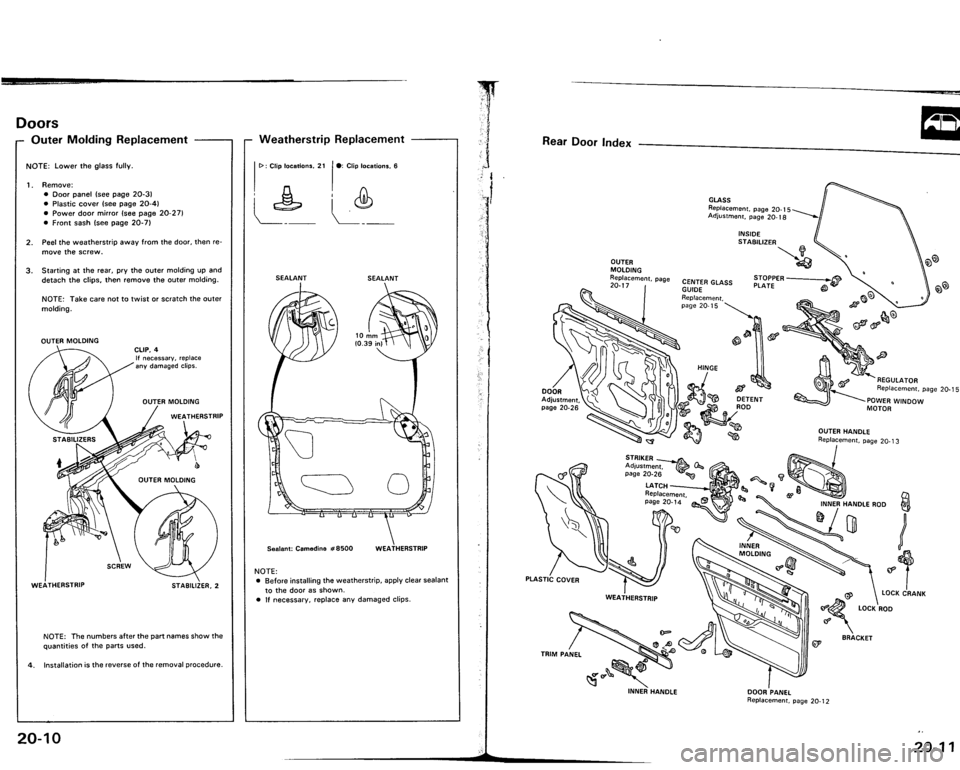 ACURA VIGOR 1993  Service Repair Manual 