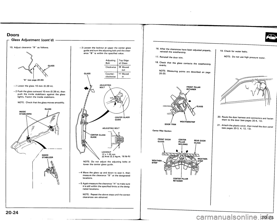 ACURA VIGOR 1993  Service Repair Manual 