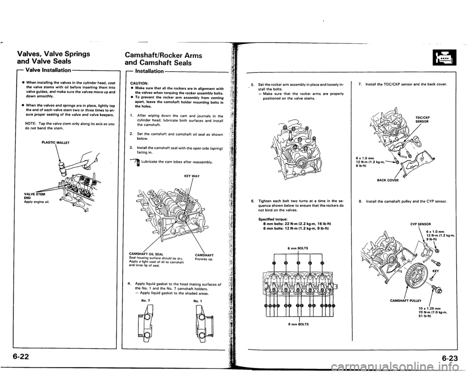 ACURA VIGOR 1993  Service Repair Manual 