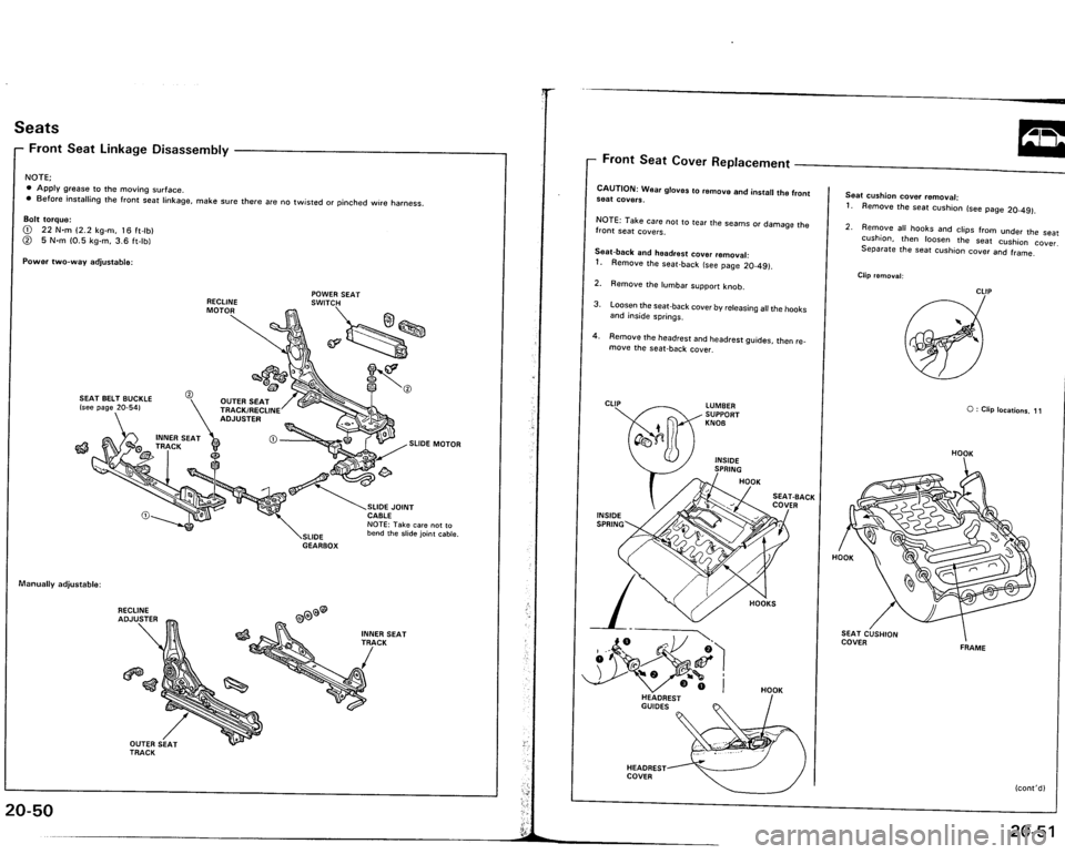 ACURA VIGOR 1993  Service Repair Manual 