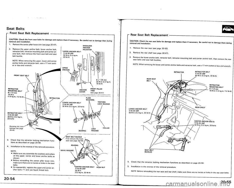 ACURA VIGOR 1993  Service Repair Manual 