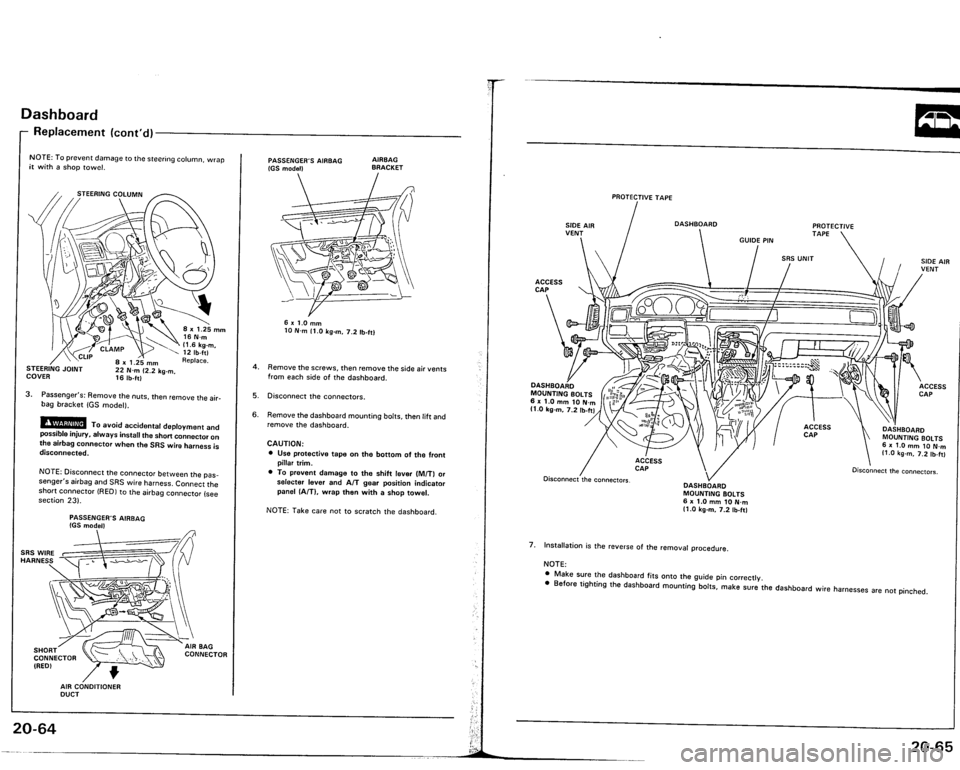 ACURA VIGOR 1993  Service Repair Manual 