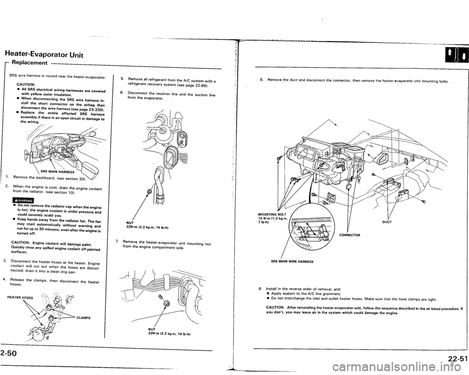 ACURA VIGOR 1993  Service Repair Manual 