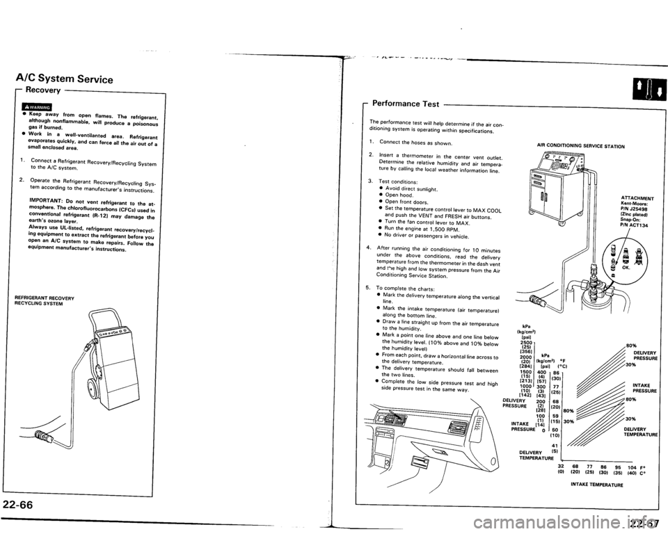 ACURA VIGOR 1993  Service Repair Manual 