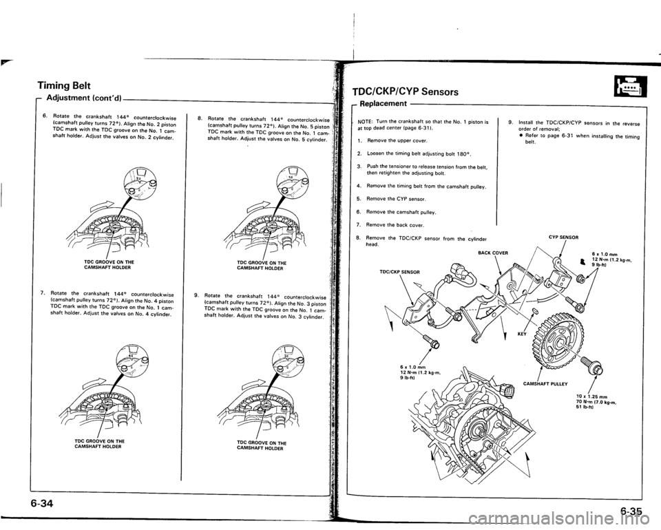 ACURA VIGOR 1993  Service Repair Manual 