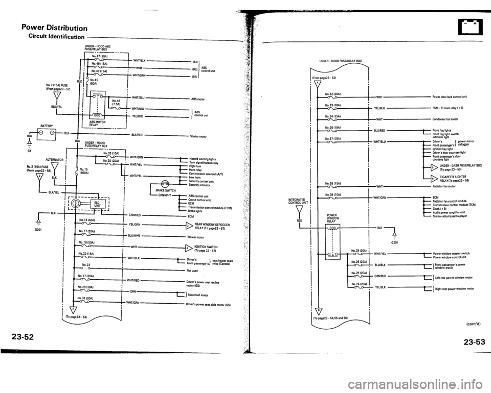 ACURA VIGOR 1993  Service Repair Manual 