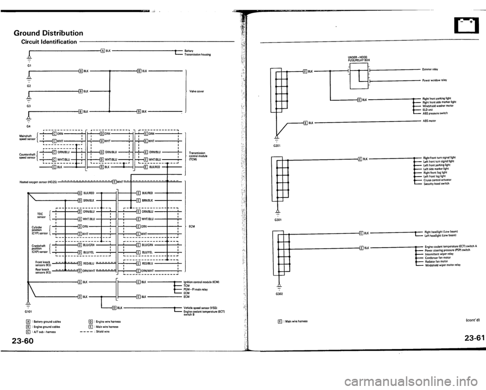 ACURA VIGOR 1993  Service Repair Manual 