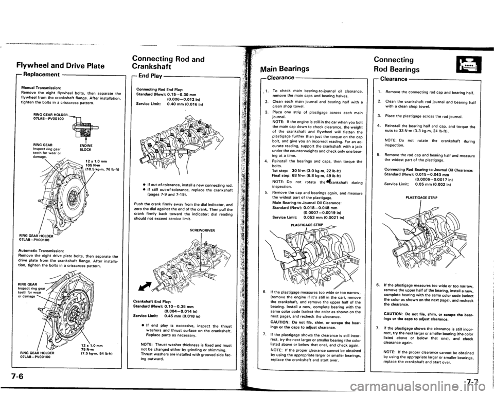 ACURA VIGOR 1993  Service Repair Manual 