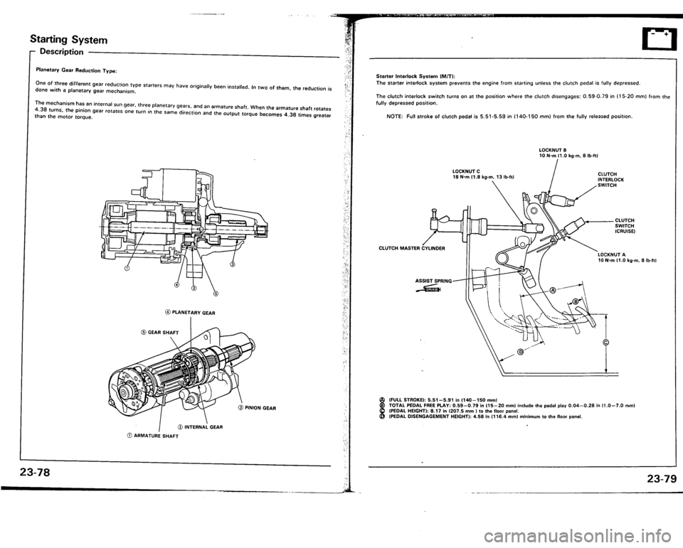 ACURA VIGOR 1993  Service Repair Manual 