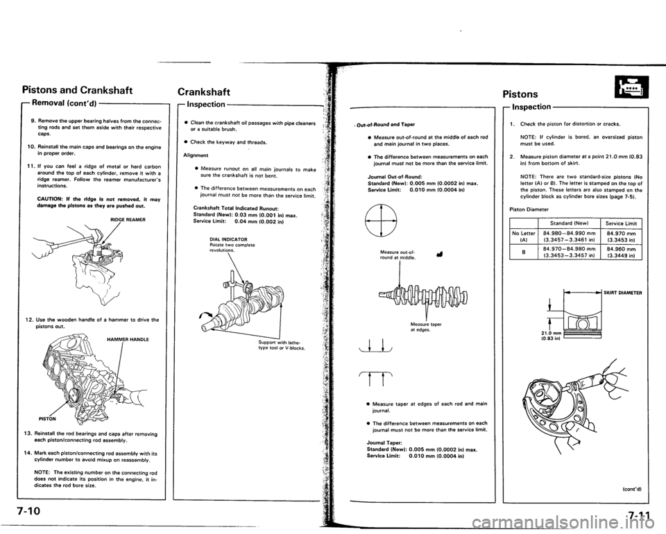 ACURA VIGOR 1993  Service Repair Manual 