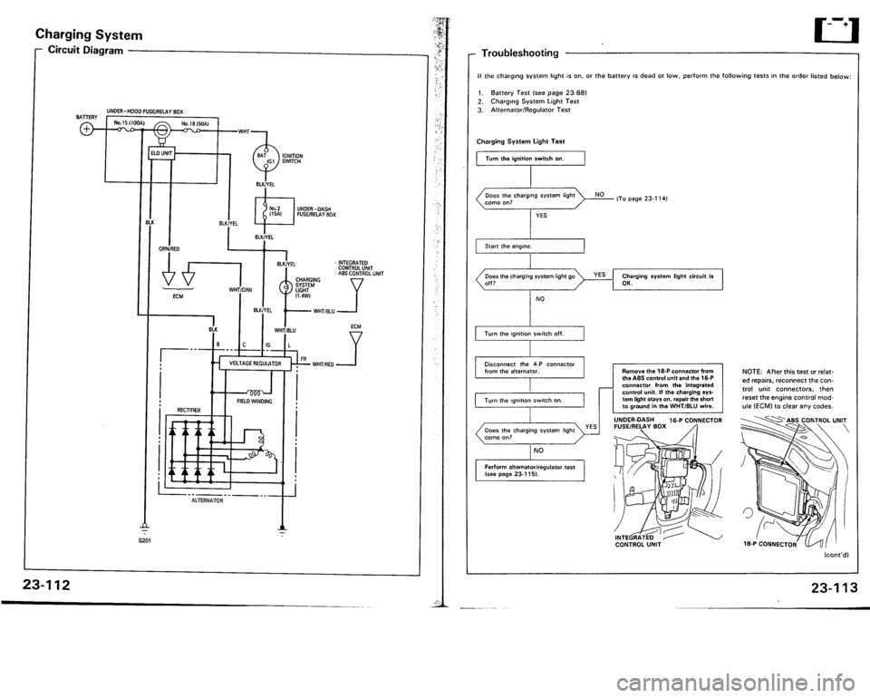 ACURA VIGOR 1993  Service Repair Manual 