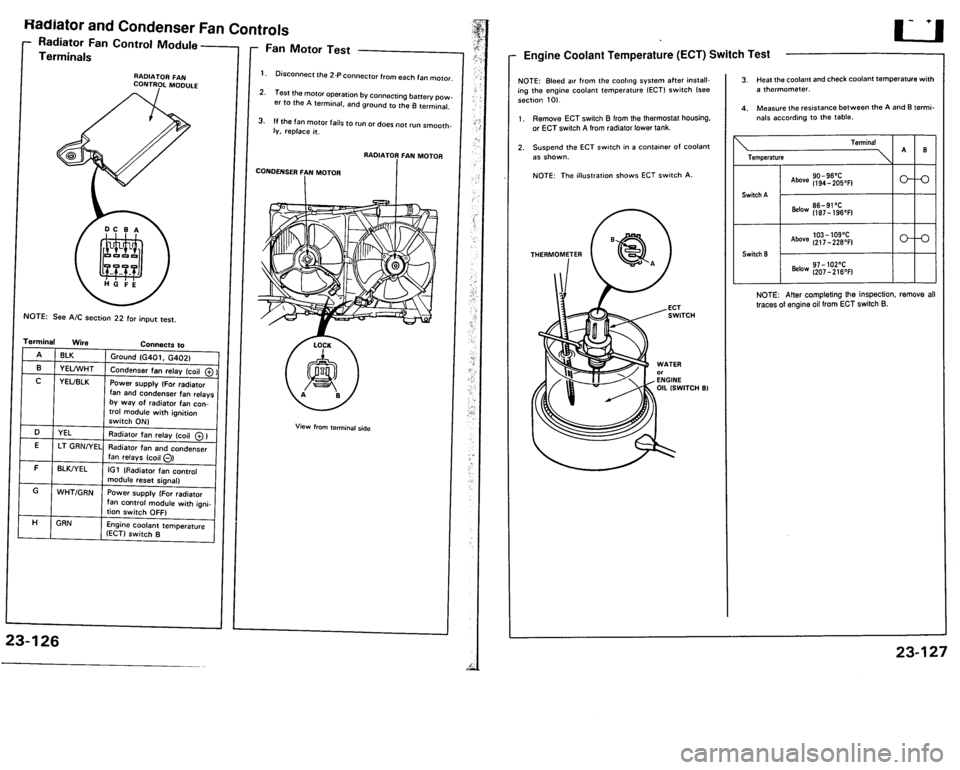 ACURA VIGOR 1993  Service Repair Manual 