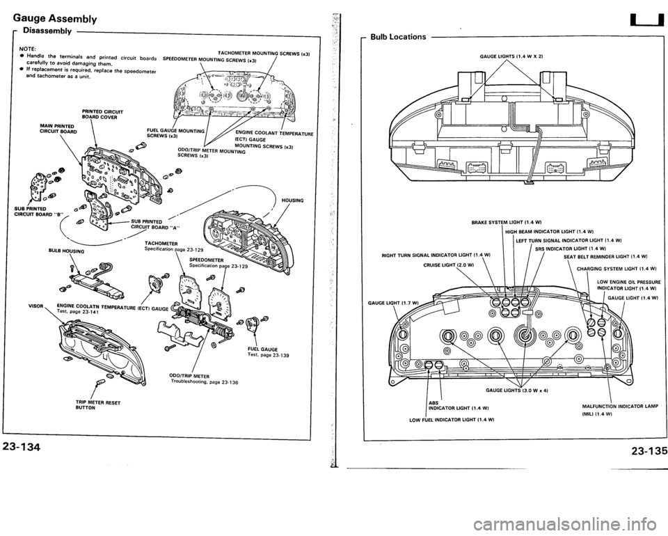 ACURA VIGOR 1993  Service Repair Manual 