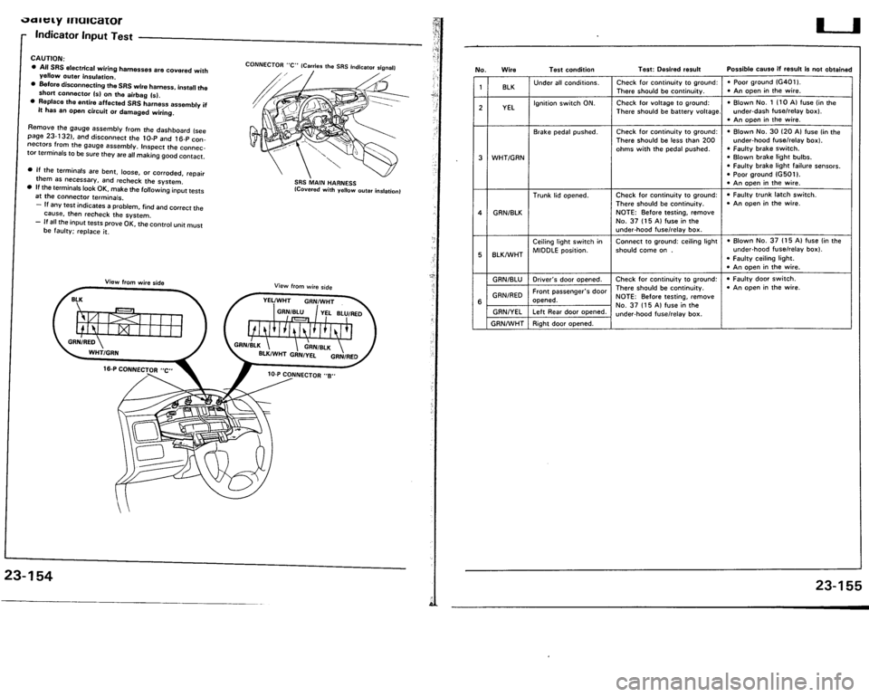 ACURA VIGOR 1993  Service Repair Manual 