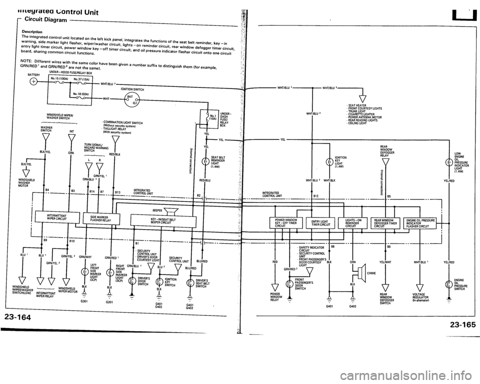 ACURA VIGOR 1993  Service Repair Manual 