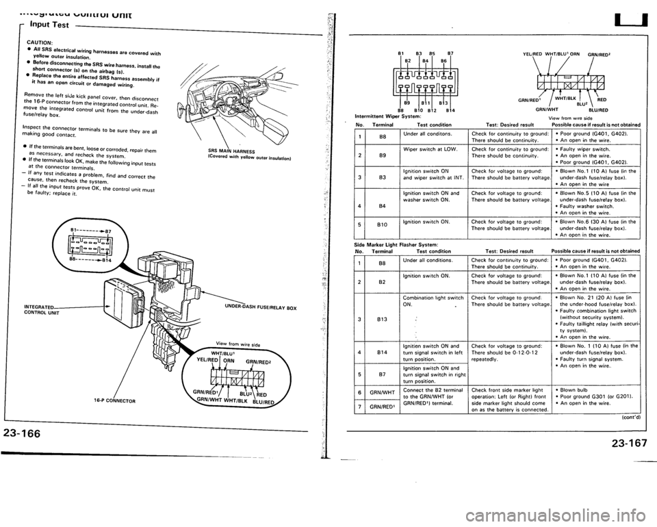 ACURA VIGOR 1993  Service Repair Manual 