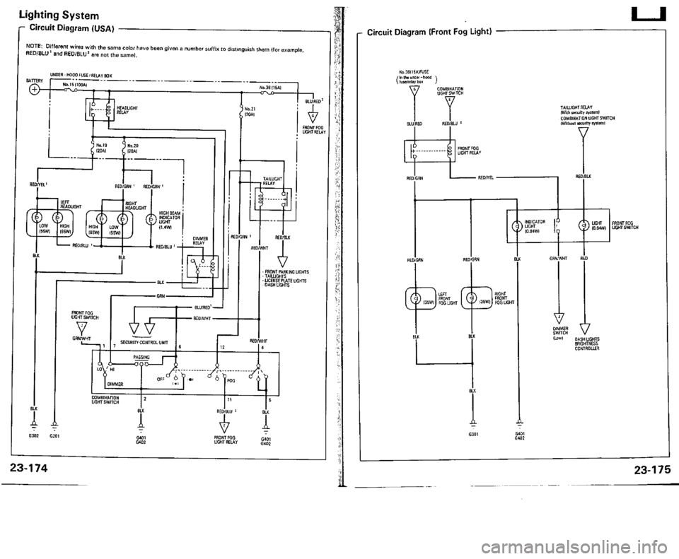 ACURA VIGOR 1993  Service Repair Manual 