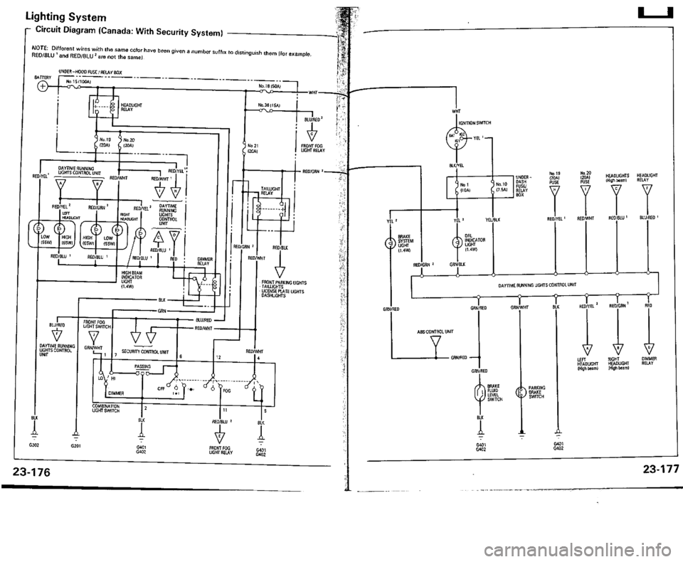 ACURA VIGOR 1993  Service Repair Manual 