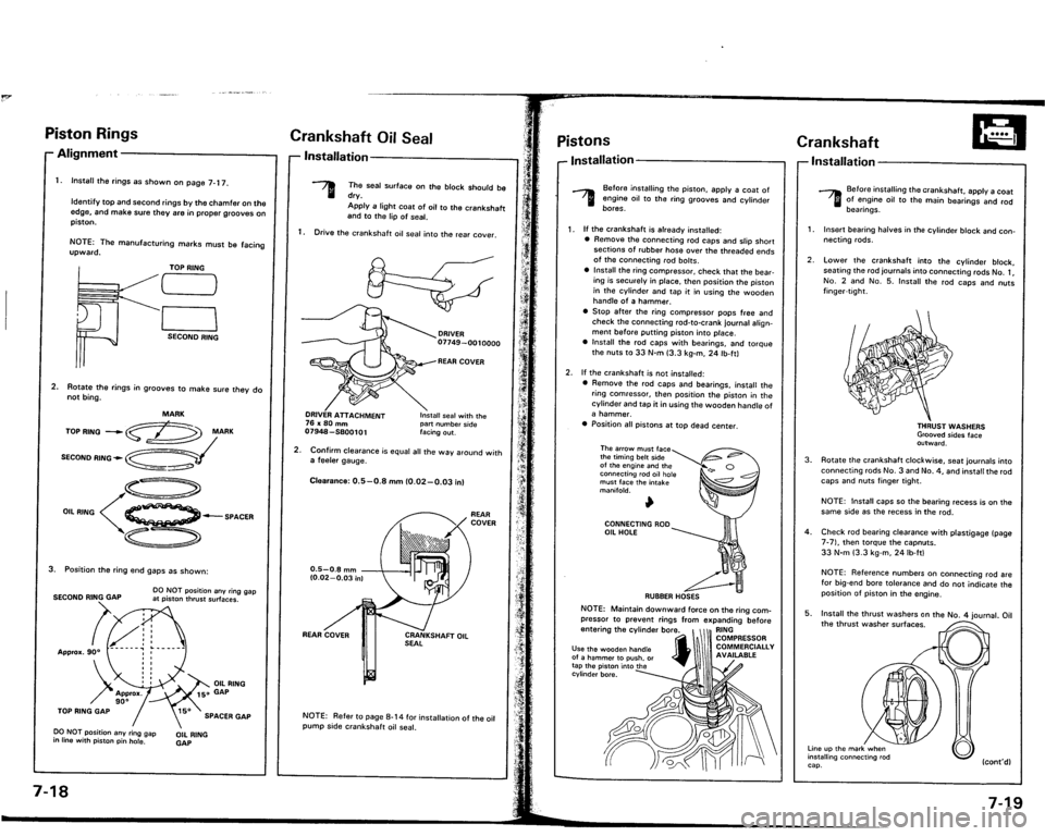 ACURA VIGOR 1993  Service Repair Manual 