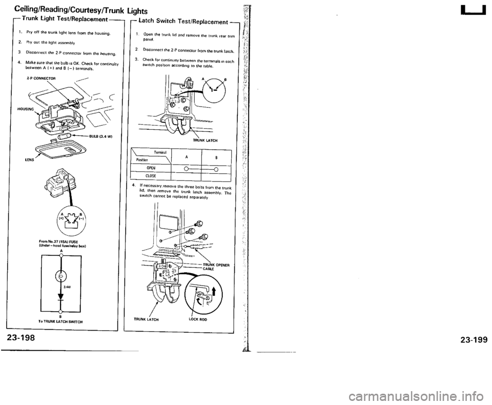 ACURA VIGOR 1993  Service Repair Manual 