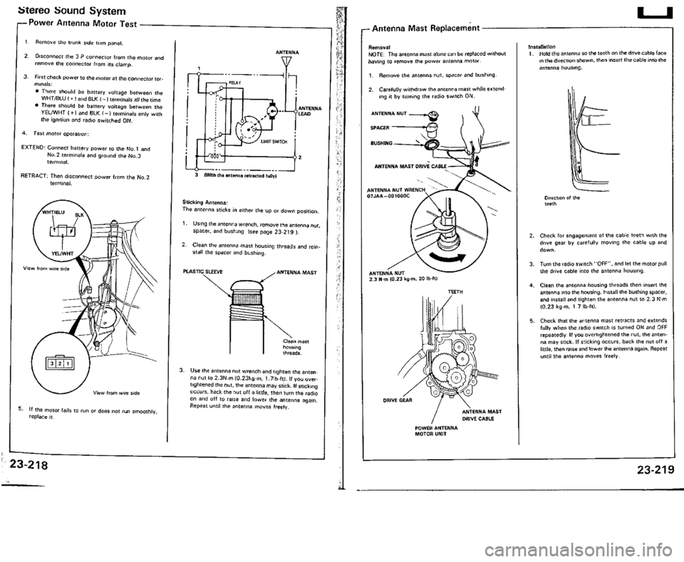 ACURA VIGOR 1993  Service Repair Manual 