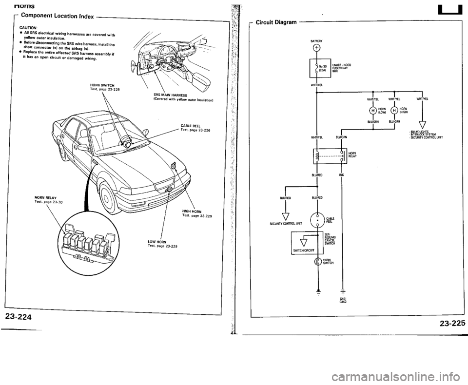 ACURA VIGOR 1993  Service Repair Manual 