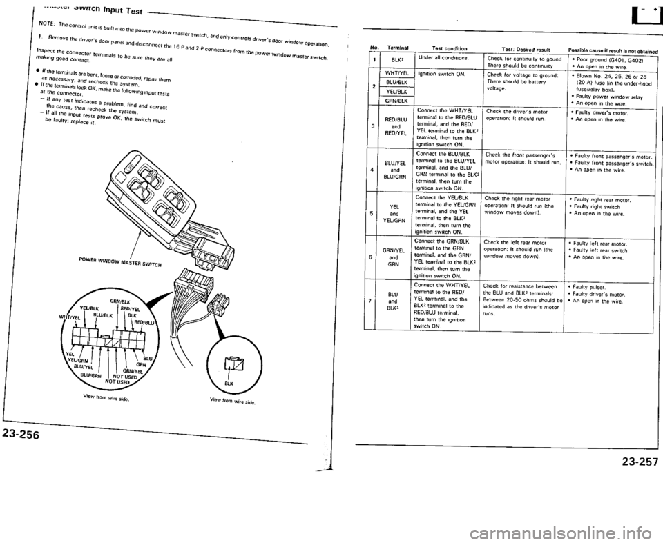 ACURA VIGOR 1993  Service Repair Manual 