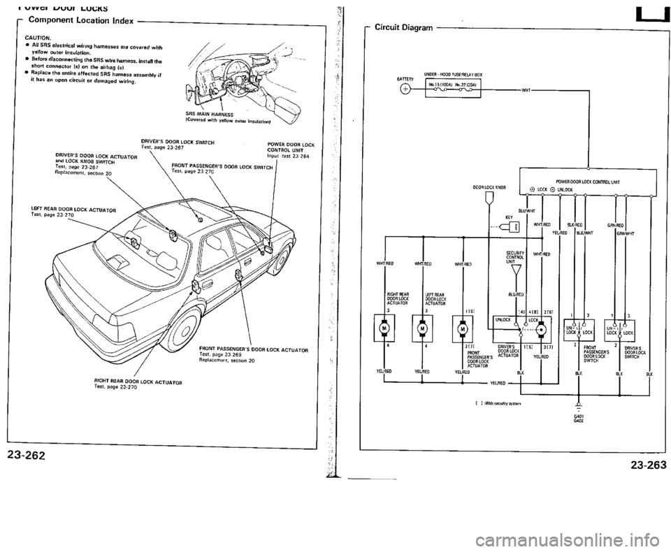 ACURA VIGOR 1993  Service Repair Manual 