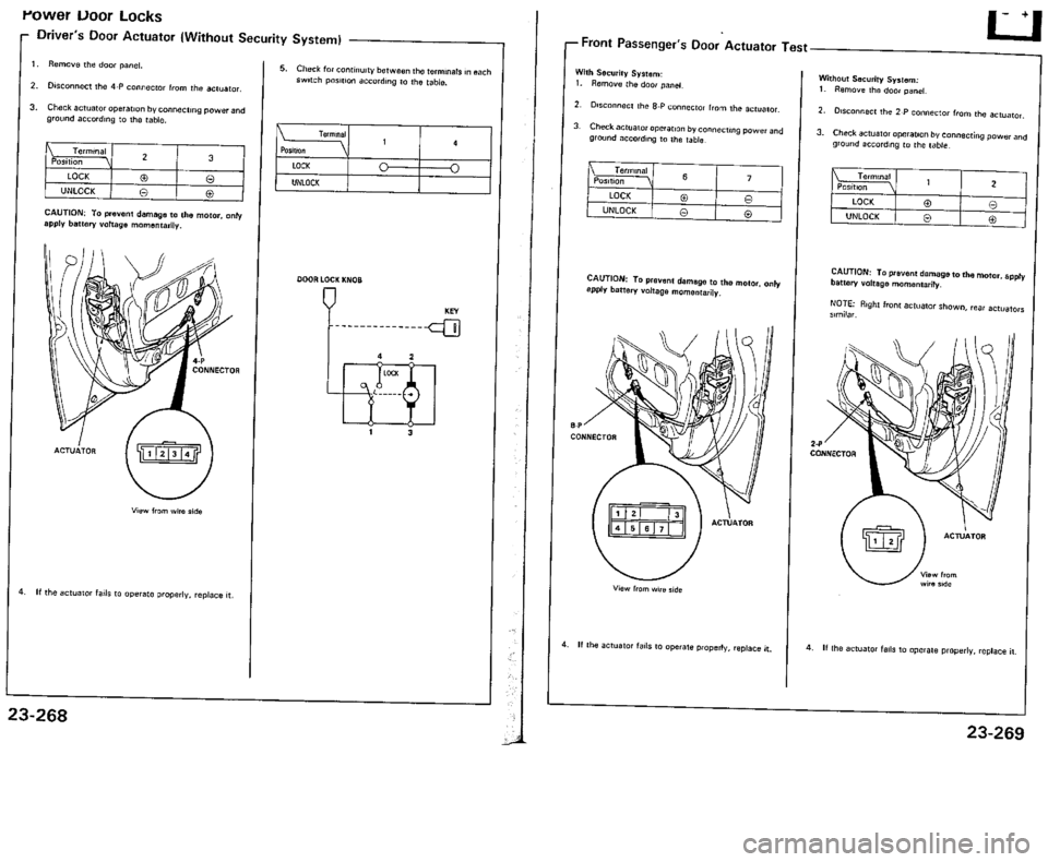 ACURA VIGOR 1993  Service Repair Manual 