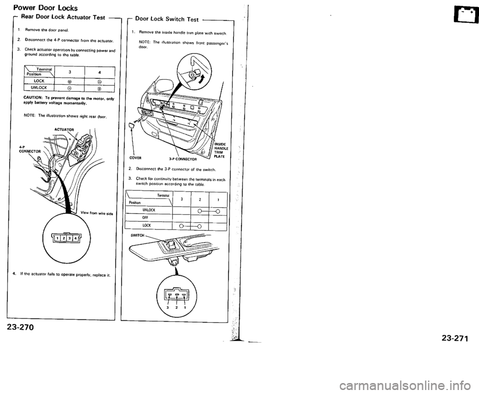 ACURA VIGOR 1993  Service Repair Manual 