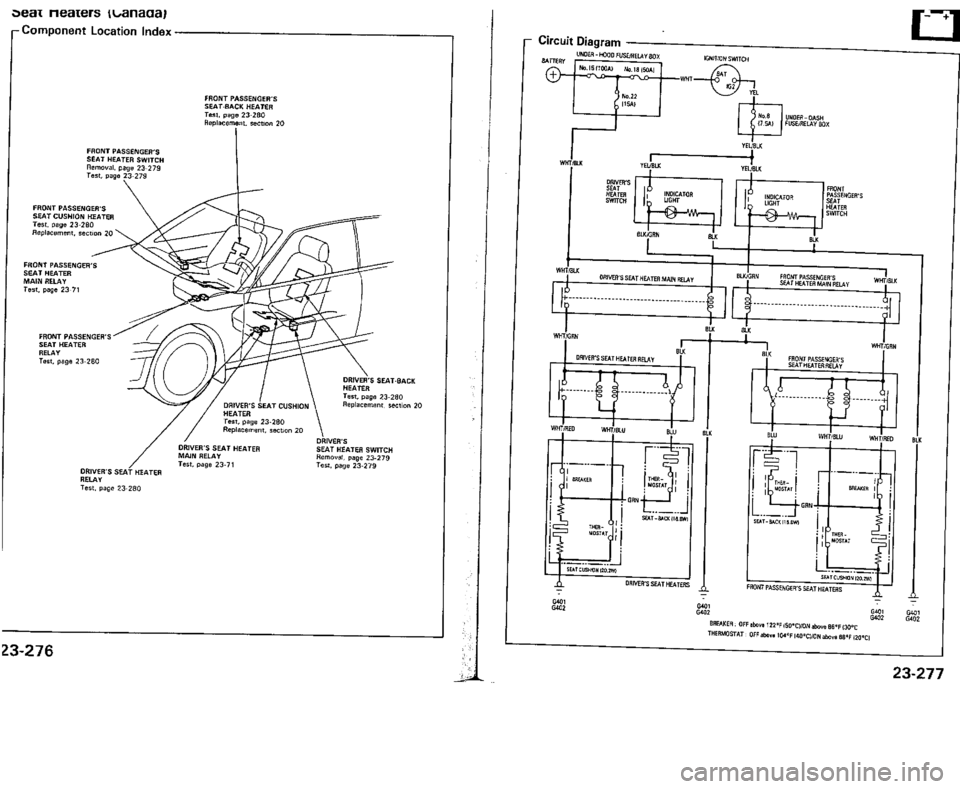 ACURA VIGOR 1993  Service Repair Manual 
