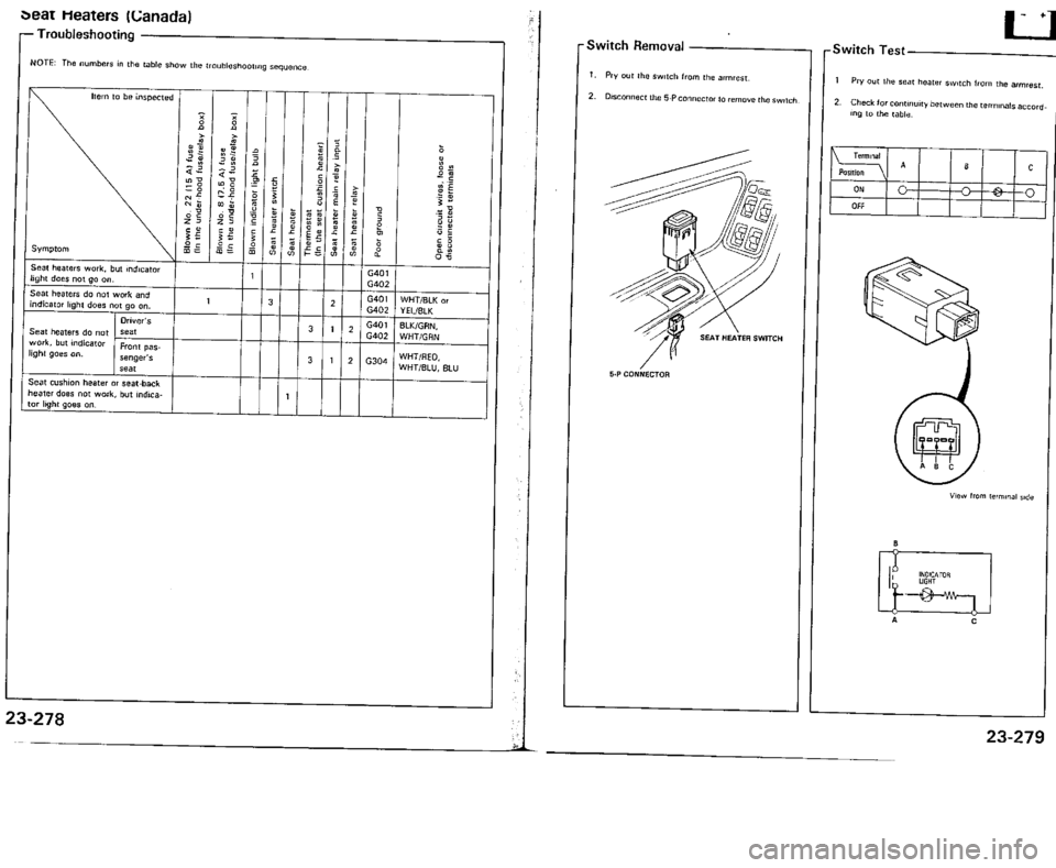 ACURA VIGOR 1993  Service Repair Manual 