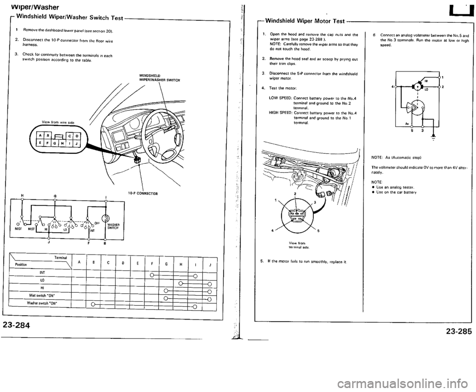ACURA VIGOR 1993  Service Repair Manual 