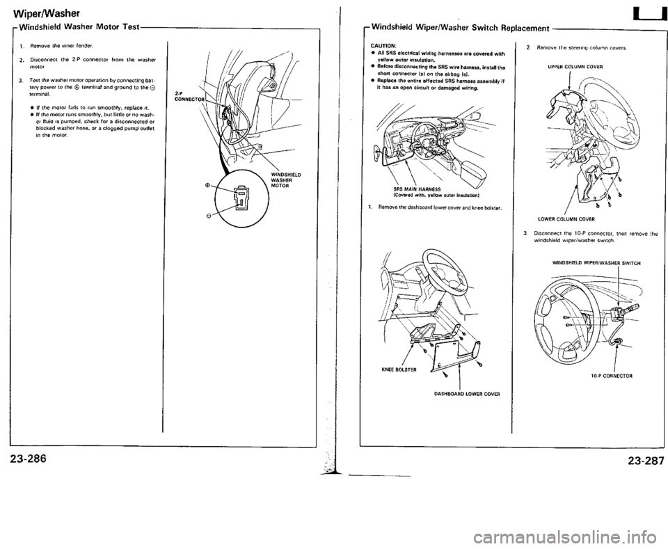 ACURA VIGOR 1993  Service Repair Manual 