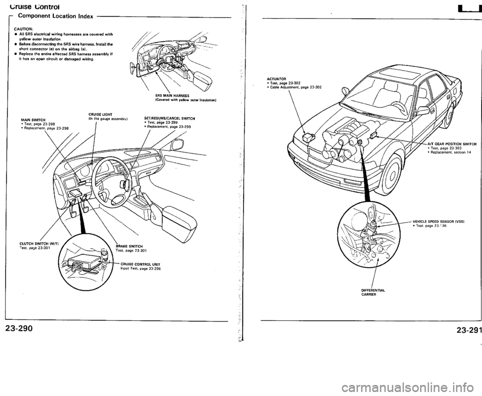 ACURA VIGOR 1993  Service Repair Manual 