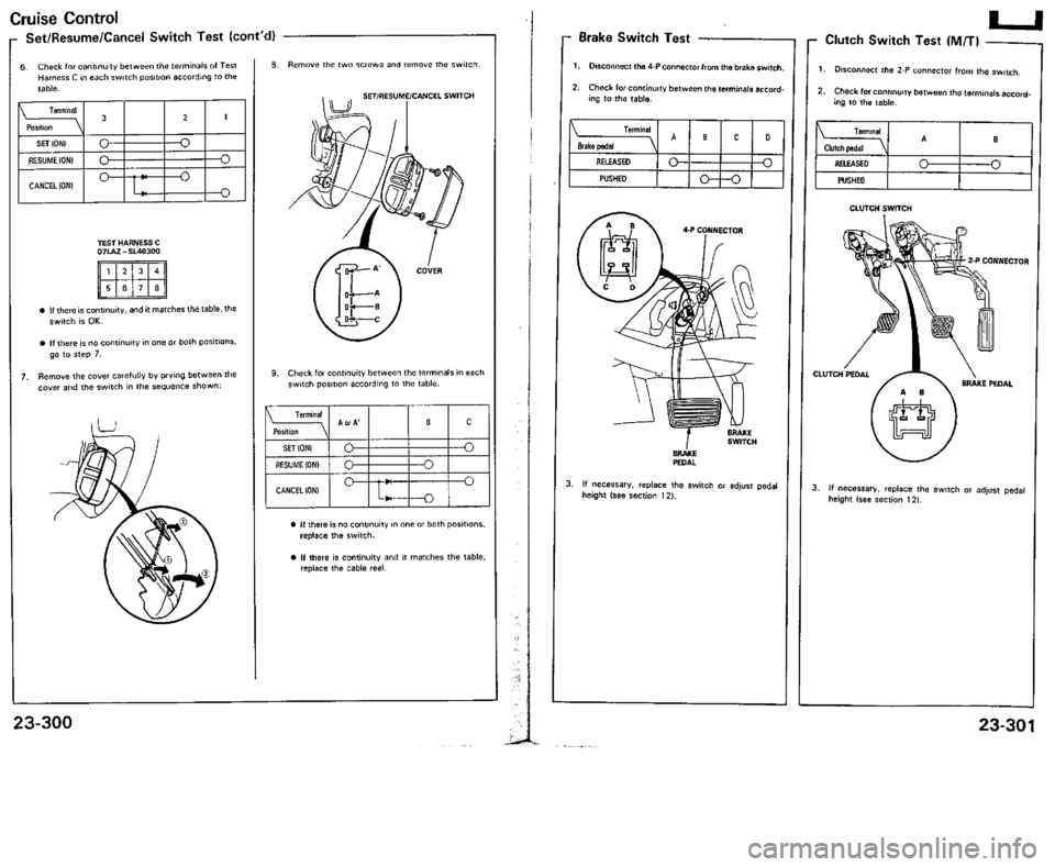 ACURA VIGOR 1993  Service Repair Manual 