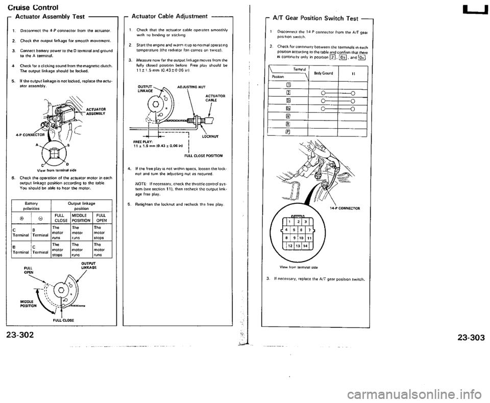 ACURA VIGOR 1993  Service Repair Manual 