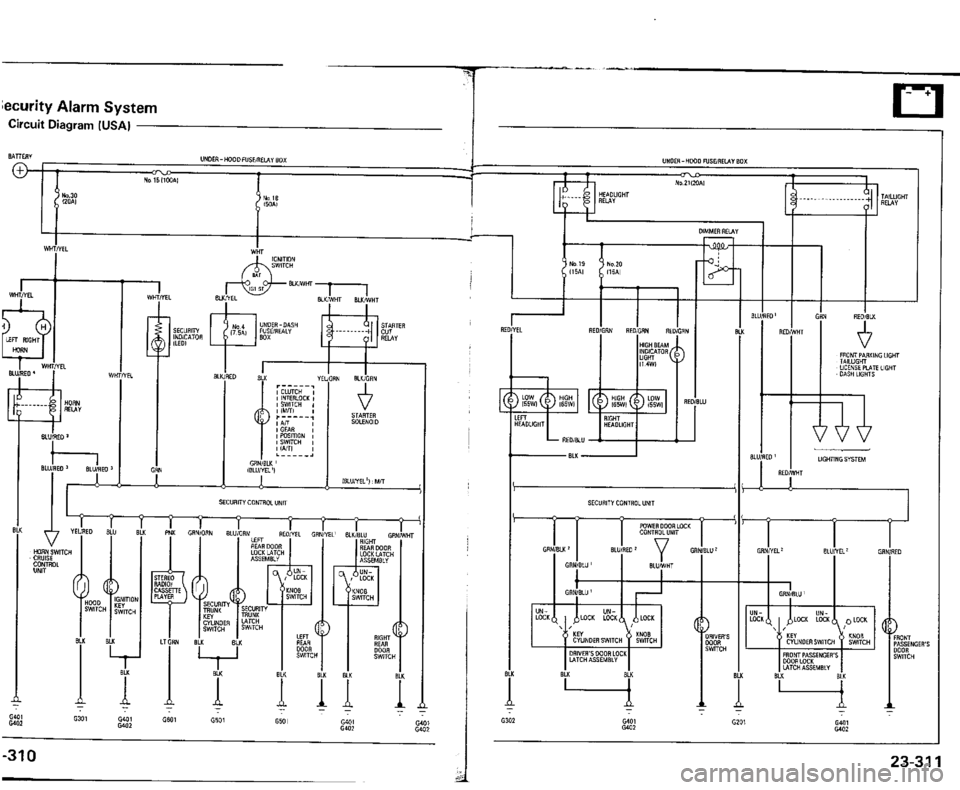 ACURA VIGOR 1993  Service Repair Manual 