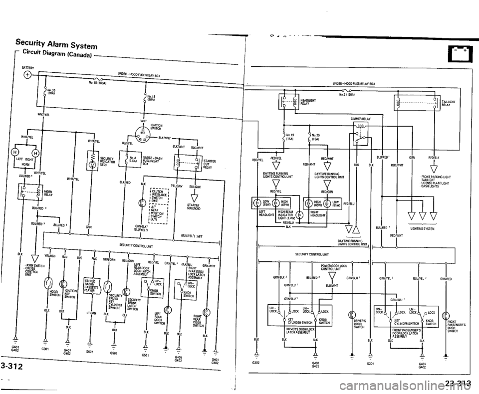 ACURA VIGOR 1993  Service Repair Manual 